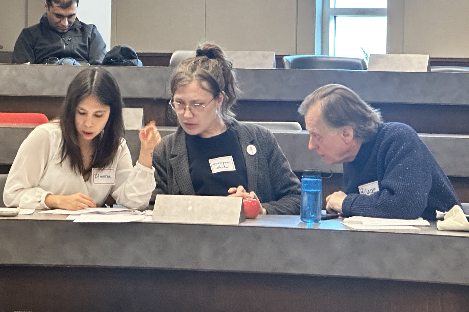Ximena as a judge at the BC Interior Regional Ethics Bowl, 2025